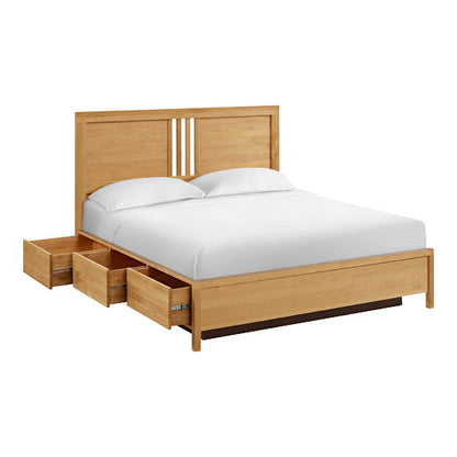 Bailey - King Storage Bed - Natural