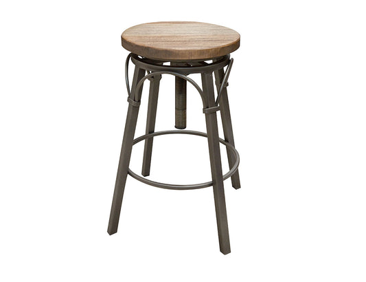 Montana - Swivel Stool - Two Tone Light Brown
