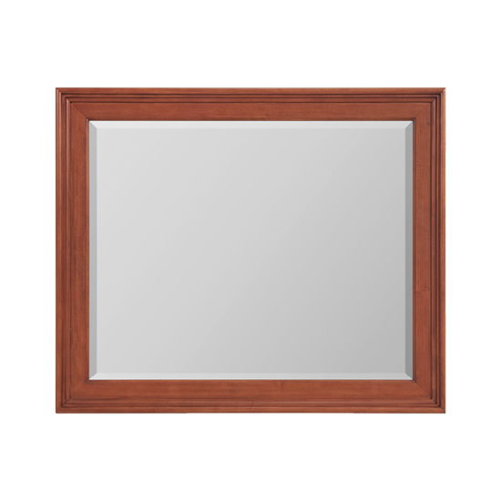 McKenzie - Rectangular Mirror - Glazed Antique Cherry