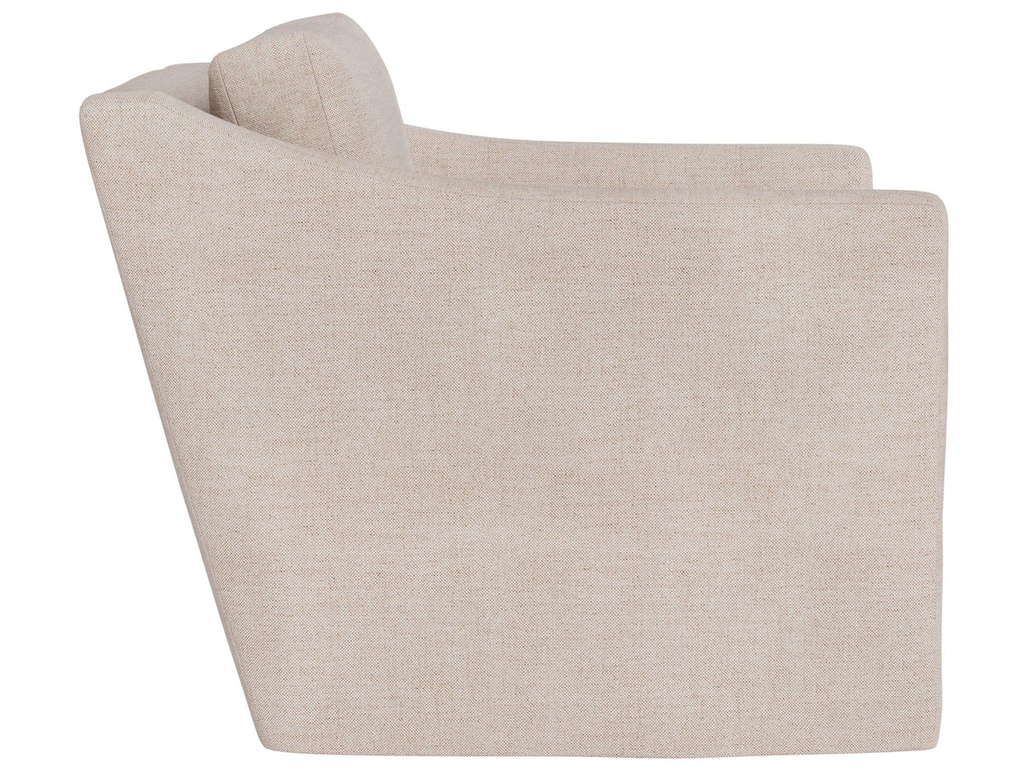 Asher - Slipcover Swivel Chair, Special Order - Beige