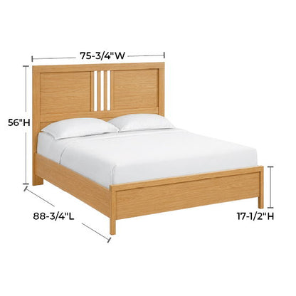 Bailey - California King Bed - Natural