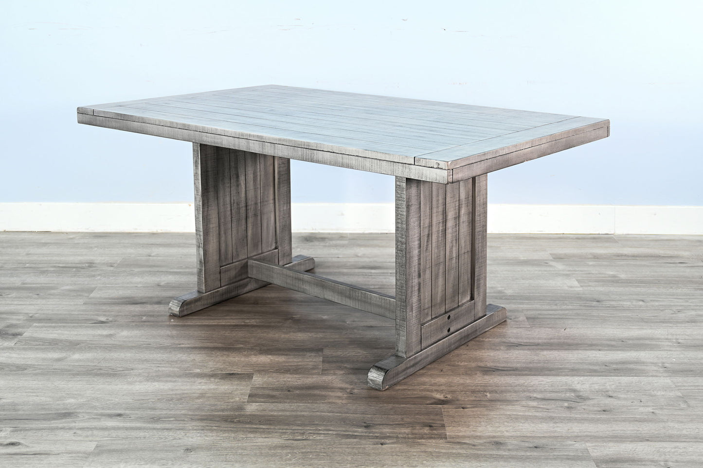 Alpine - Rectangular Wood Dining Table - Gray