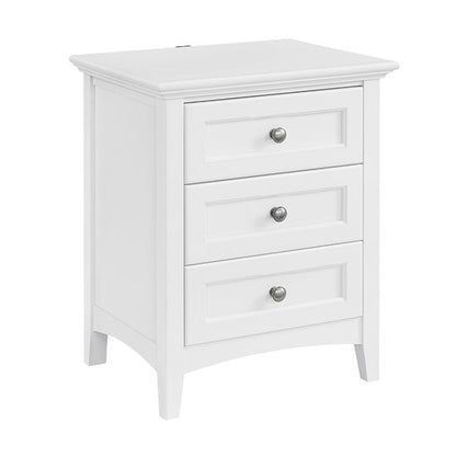 McKenzie - 3-Drawer Nightstand - Snowbound
