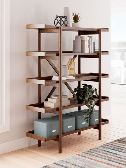 Lyncott - Bookcase - Brown