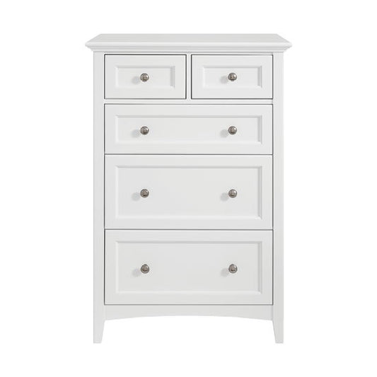 McKenzie - 5-Drawer Tall Chest - Snowbound