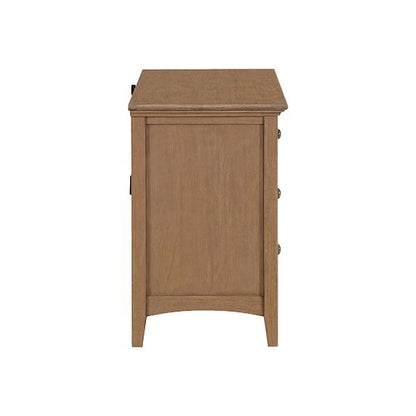 McKenzie - 29.5" 4-Drawer Nightstand - Pecan