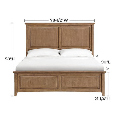 McKenzie - California King Premier Storage Bed - Pecan