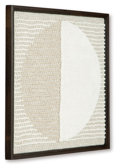 Bachard - Wall Decor - Tan / White