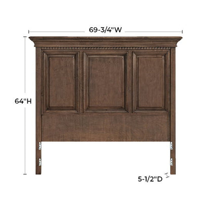 McKenzie - Queen Grand Headboard - Java