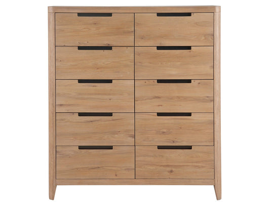 Modern - Walker Drawer Chest - Light Brown
