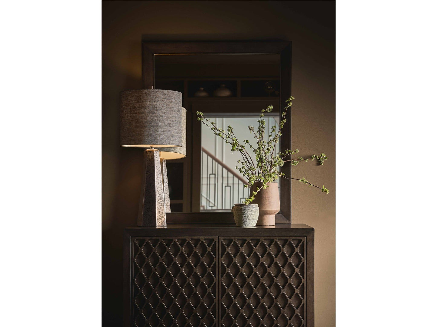 Fenwick - Mirror - Dark Brown