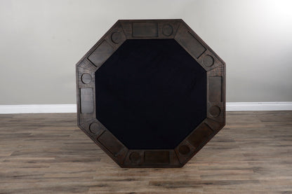 Homestead - Reversible Game And Dining Poker Table - Tobacco Leaf