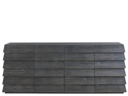 Dwell - Basalt Lap Credenza - Dark Gray