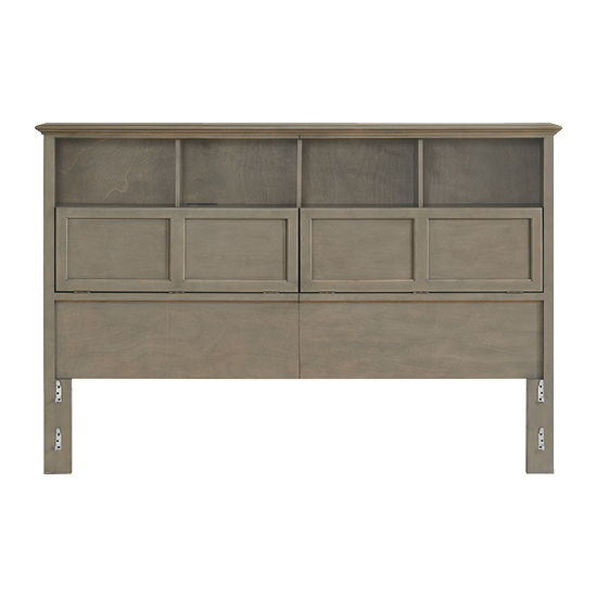 McKenzie - King Classic Bookcase Headboard - Fieldstone