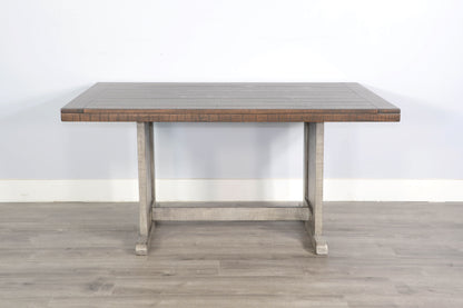 Homestead Hills - Rectangular Wood Dining Table - Tobacco Leaf / Alpine Gray
