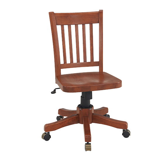 McKenzie - Hawthorne Office Chair - Glazed Antique Cherry