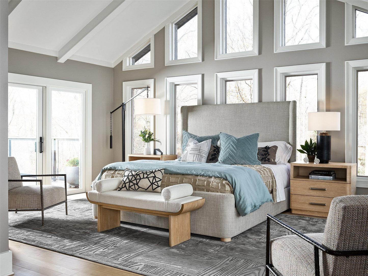 Modern - Sischo Bench - White