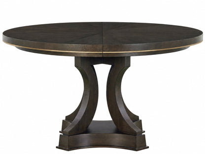 Fenwick - Round Dining Table - Dark Brown