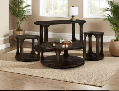 Balam - Sofa Table - Oil Black