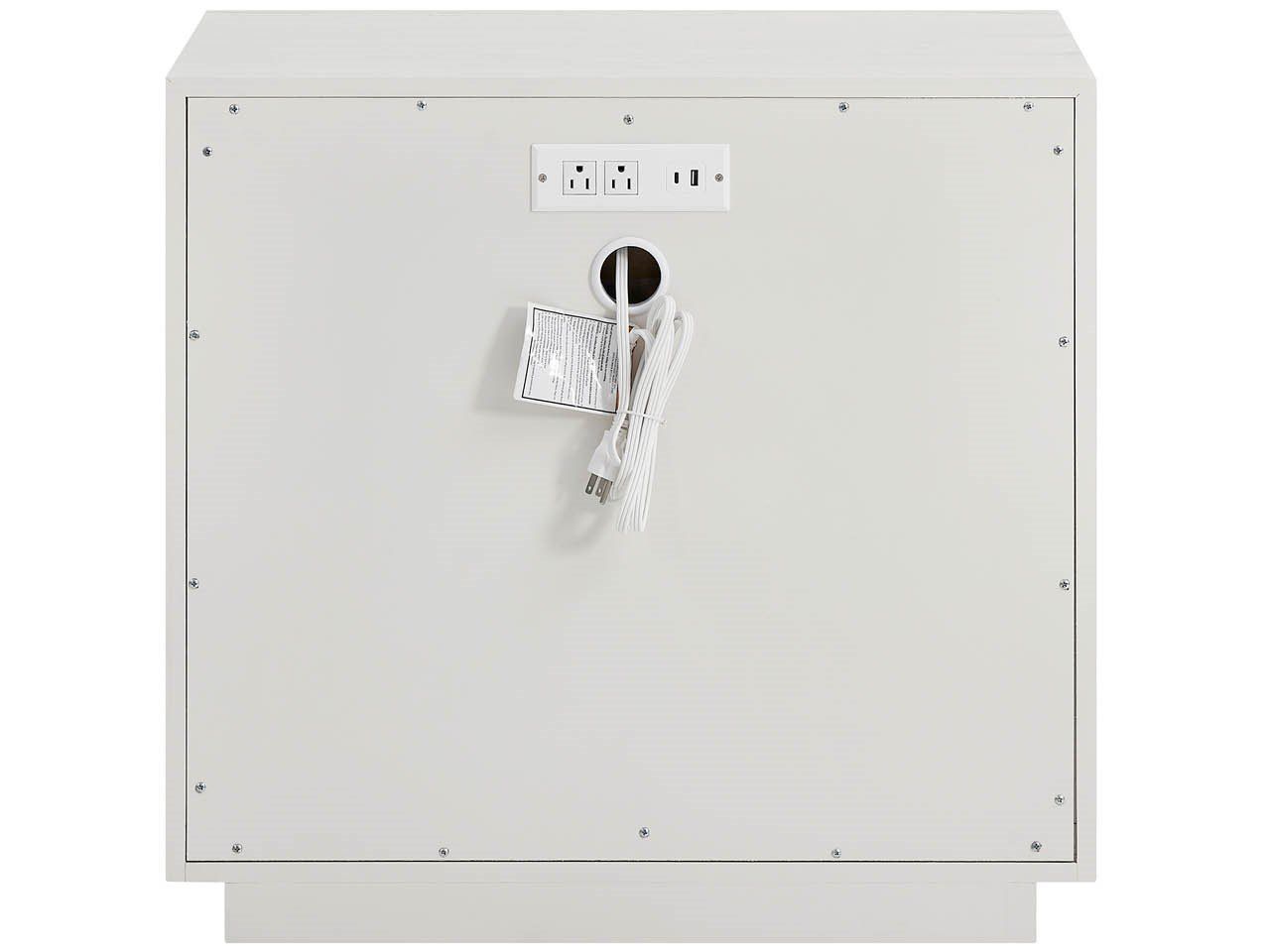 Oasis - Shoreline Storage Nightstand - White