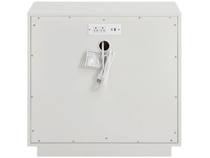 Oasis - Shoreline Storage Nightstand - White