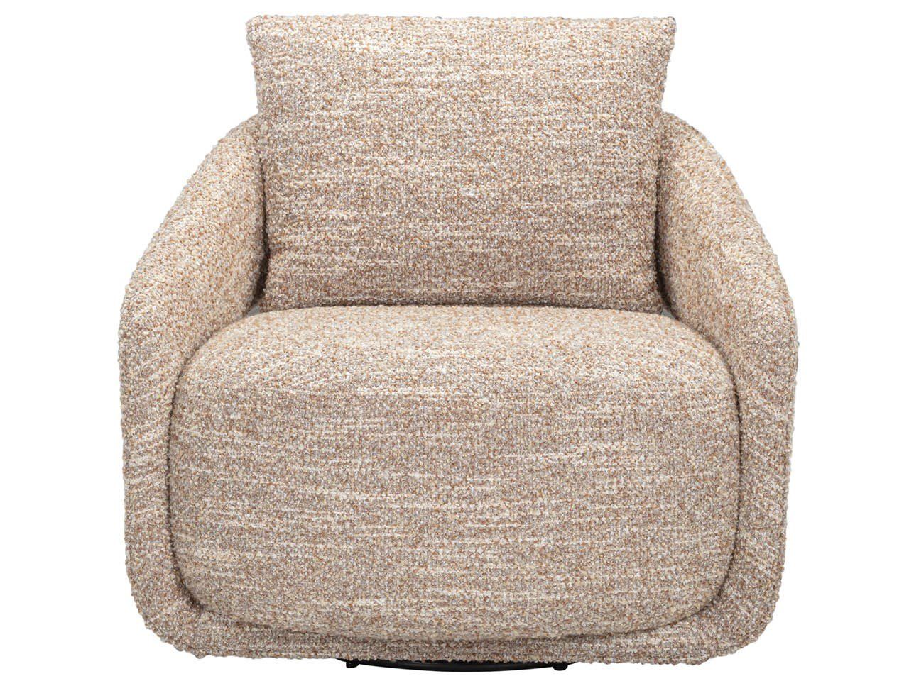 Elio - Lounge Chair - Beige / Gray