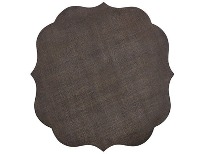 Fenwick - Embossed End Table - Dark Brown