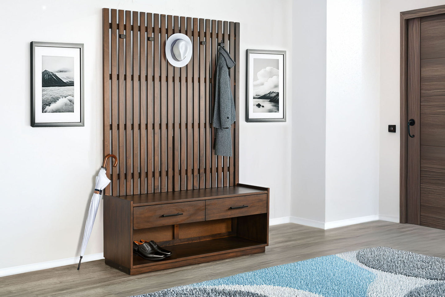 Eliza - Hall Tree With Bench