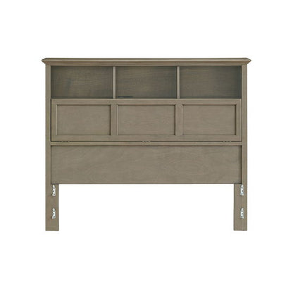 McKenzie - Queen Classic Bookcase Headboard - Fieldstone