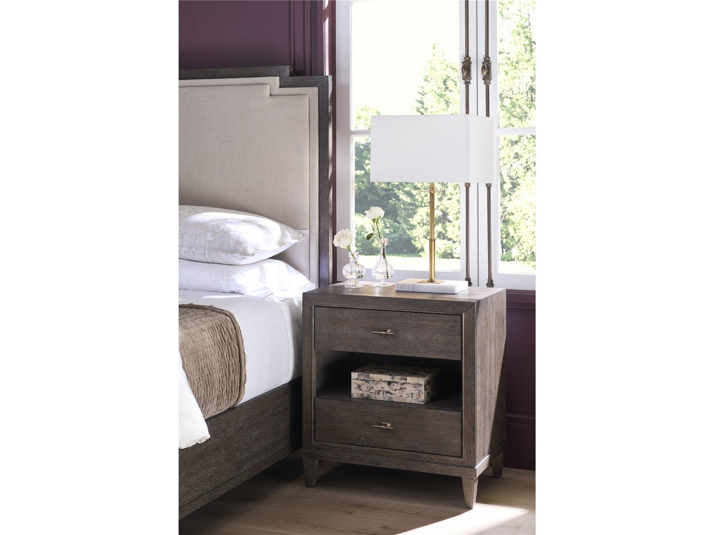 Montclair - Storage Nightstand - Cocoa