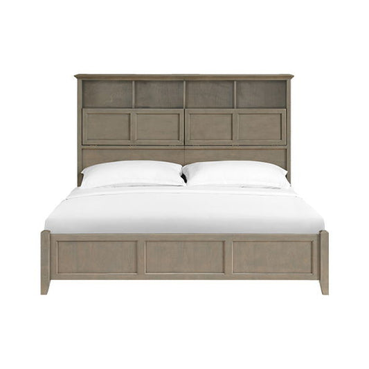 McKenzie - King Classic Bookcase Bed - Fieldstone