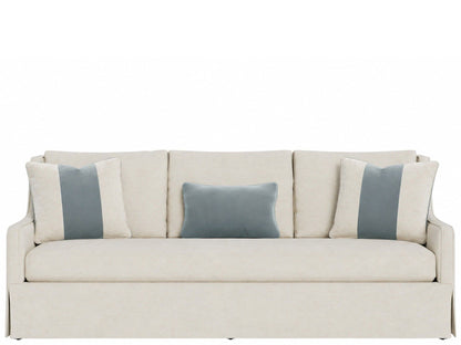 Hudson - Skirted SofaBeige