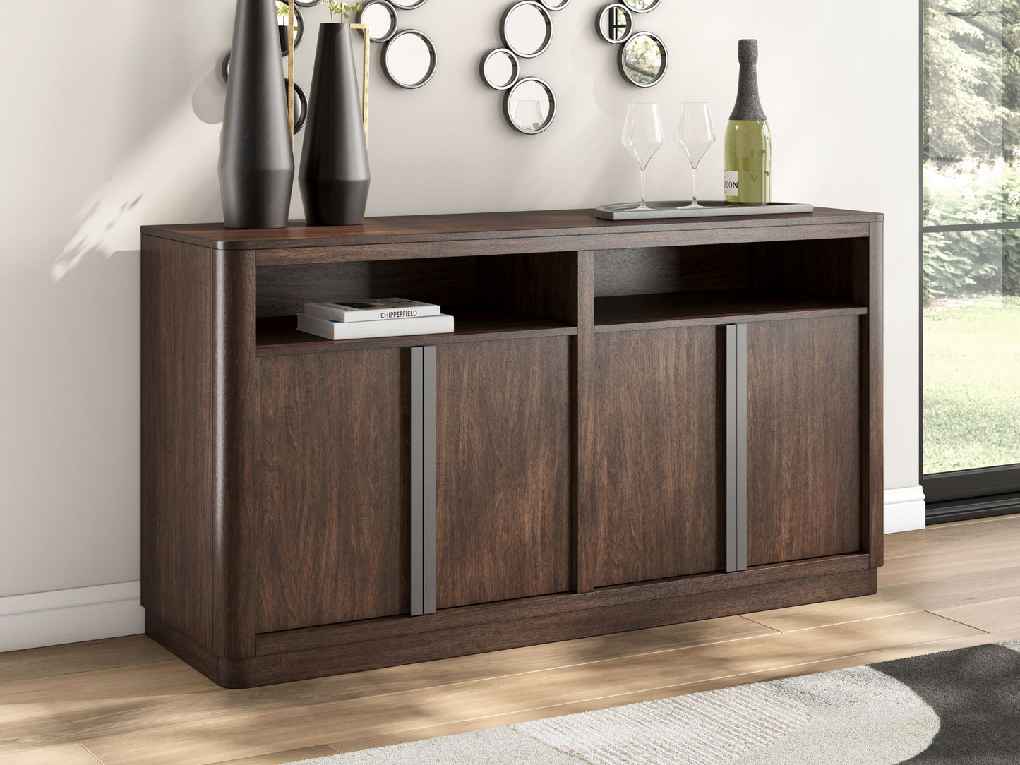 Dilenno - Dining Room Server - Dark Brown