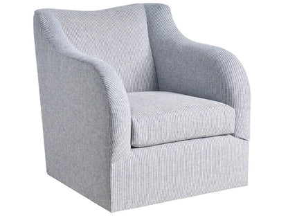Camille - Swivel Chair, Special Order - Light Blue