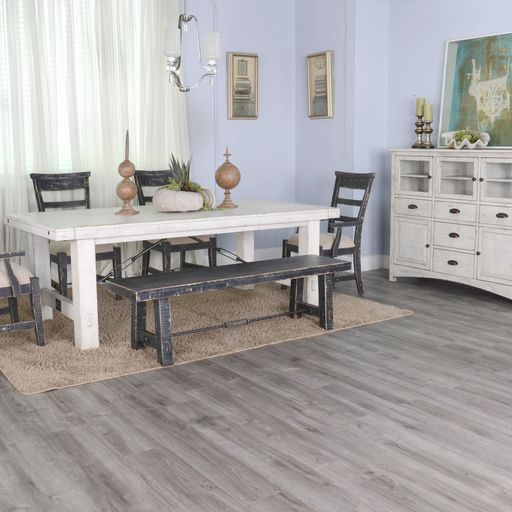 Marina - Extension Dining Table - White Sand