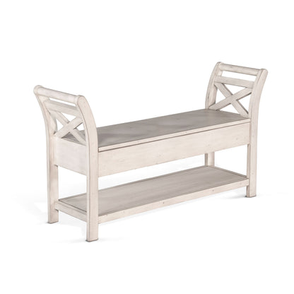 48" Accent Bench With Storage