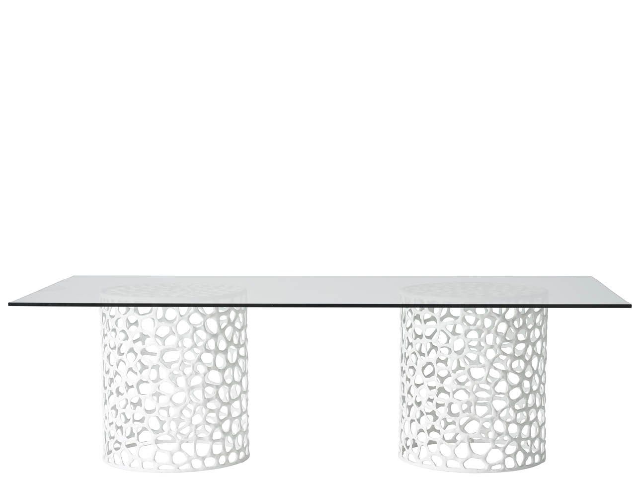 Oasis - Coral Rectangle Dining Table - White