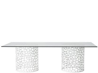 Oasis - Coral Rectangle Dining Table - White