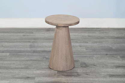 Felicity - Modern Solid Wood Pedestal Side Table