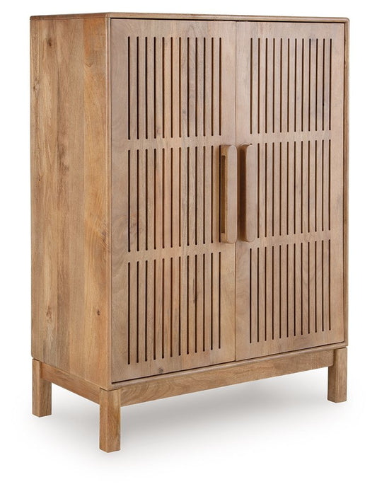 Pellamour - Bar Cabinet - Natural Brown