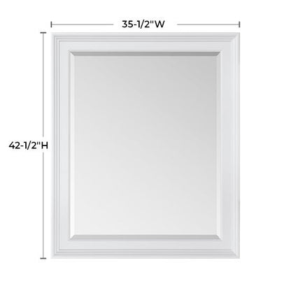 McKenzie - Rectangular Mirror - Snowbound