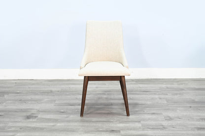 American Modern - Upholstered Cushion Seat Dining Chair (Set of 2) - Walnut