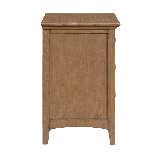 McKenzie - 3-Drawer Nightstand - Pecan