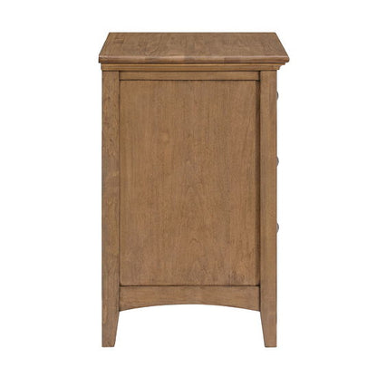 McKenzie - 3-Drawer Nightstand - Pecan