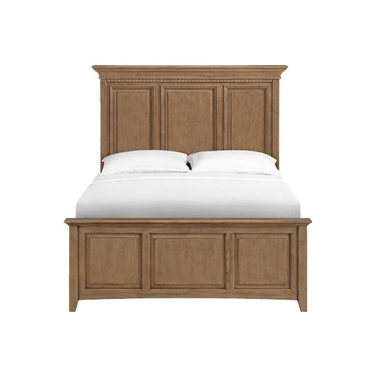 McKenzie - Queen Grand Storage Bed - Pecan