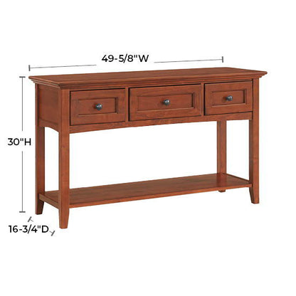 McKenzie - Sofa Table - Glazed Antique Cherry