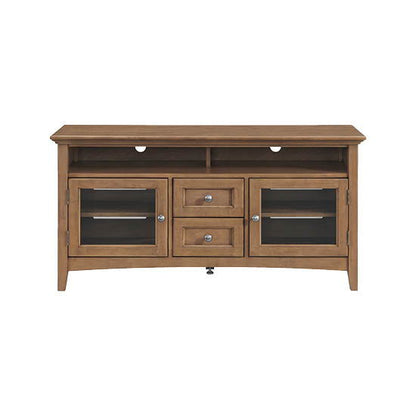 McKenzie - 54'' W Sound Bar Media Console - Pecan