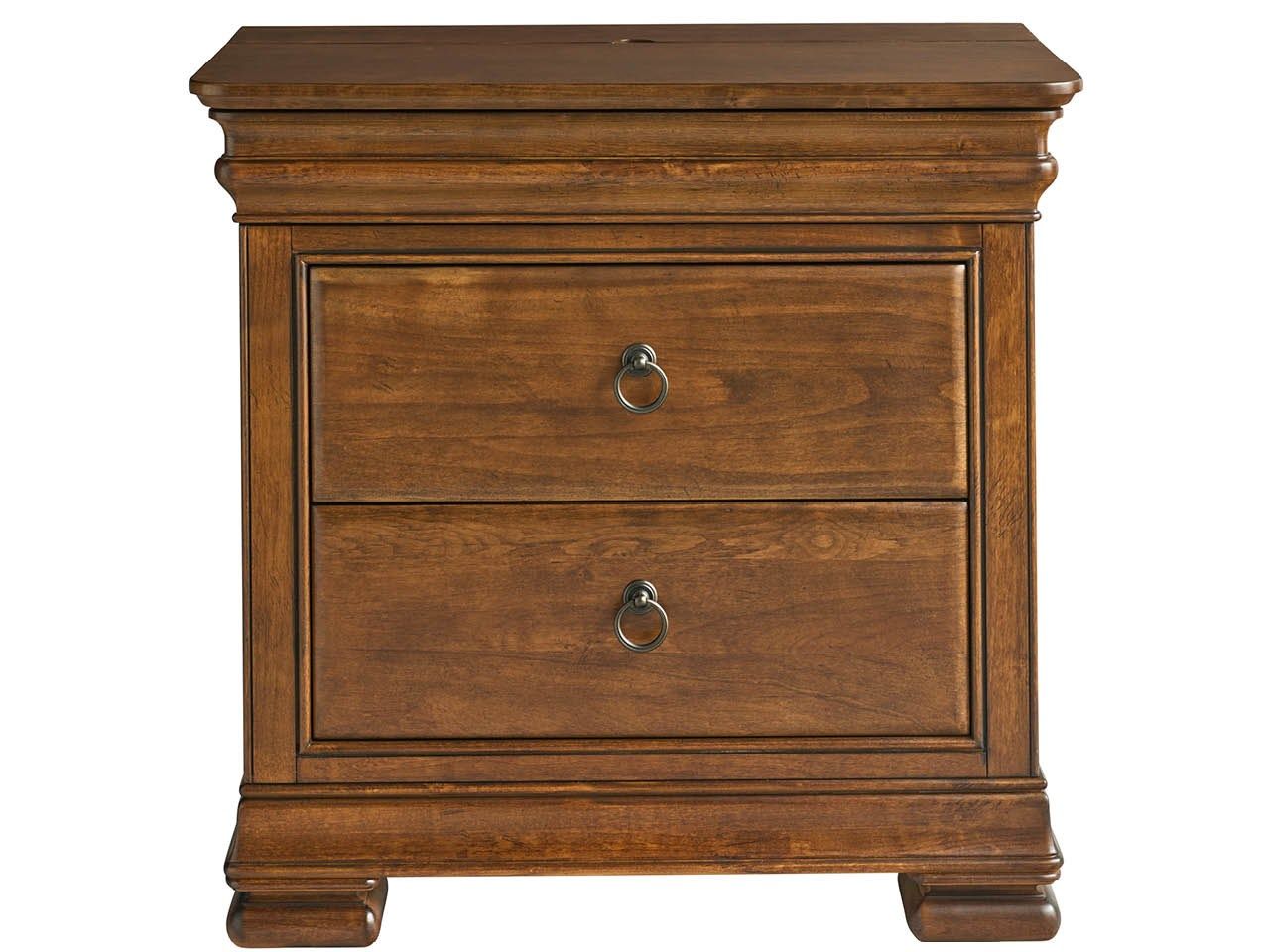 New Lou - Nightstand - Dark Brown