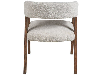 Modern - Barrel Back Dining Chair - White