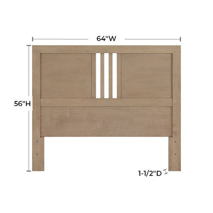 Bailey - Queen Headboard - Almond